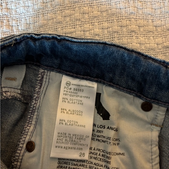 AG AG-ED Saige Denim straight leg crop - Picture 6 of 11